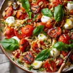 Caprese Orzo Salad