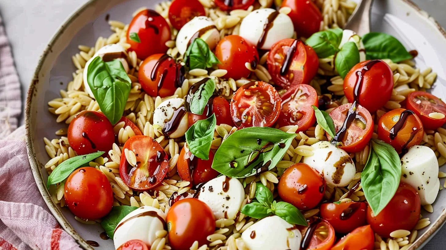 Caprese Orzo Salad