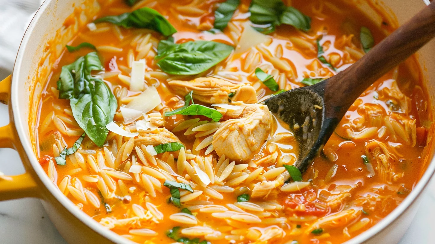 Chicken Orzo Tomato Soup