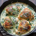 Creamy Spinach Chicken Thighs