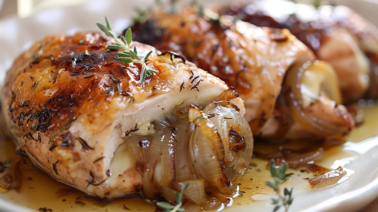 French Onion Stuffed Chicken