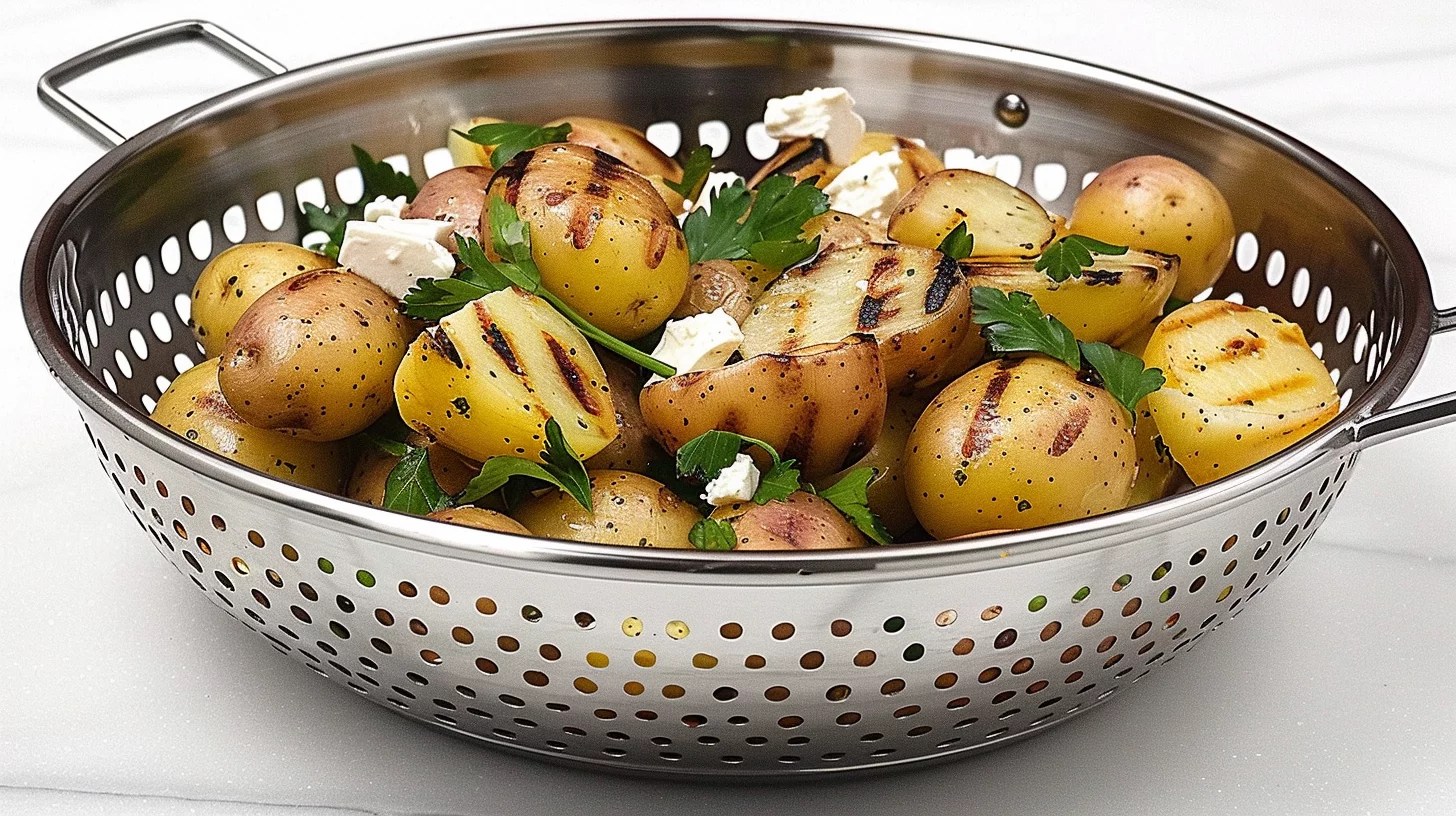 Grilled Greek Lemon Potato Salad