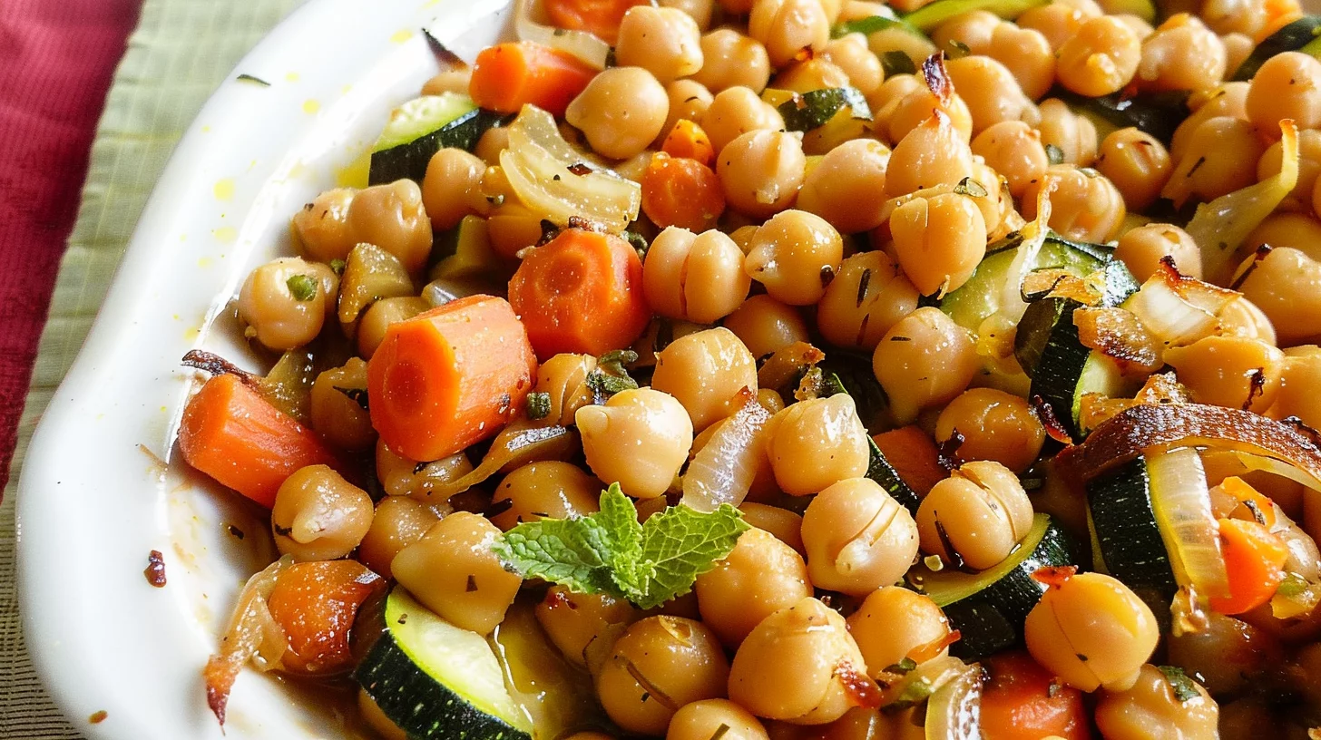 Ikarian Baked Chickpeas