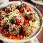 Italian Spinach Meatballs