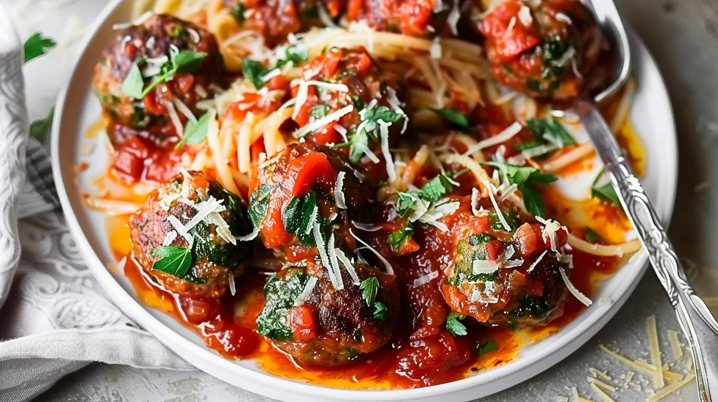Italian Spinach Meatballs