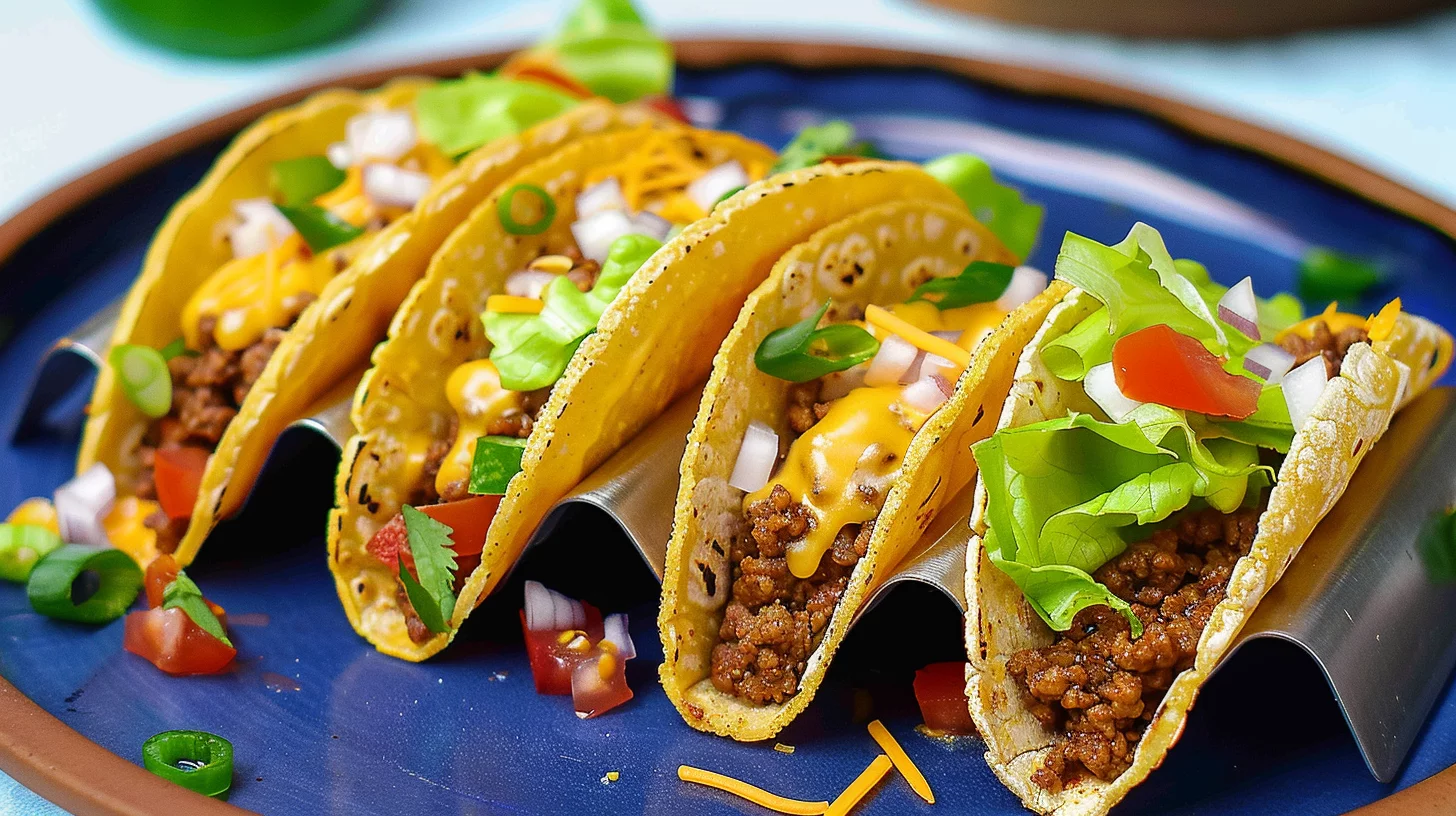 Spicy Cheesy Rotel Tacos