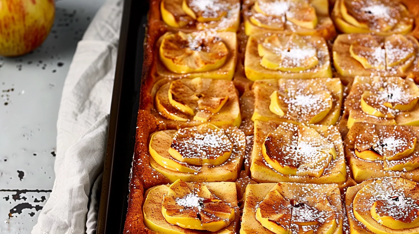 Apple Cinnamon Sheet Cake