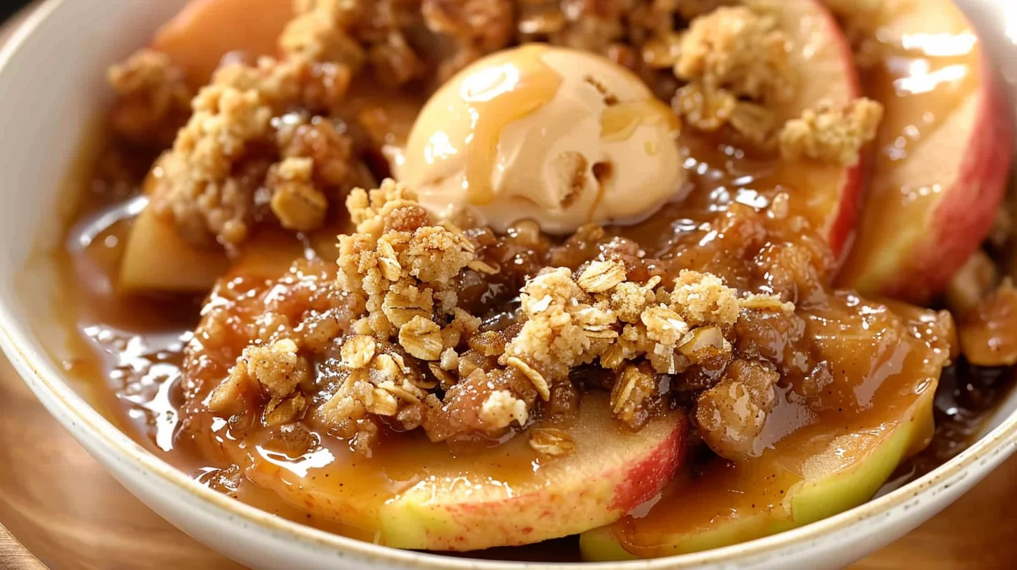 Apple Crisp Baked Apples