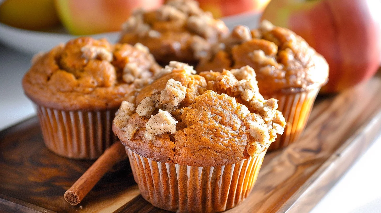 Apple Pumpkin Streusel Muffins