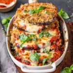 Baked Eggplant Parmesan With Panko Crust