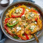 Baked Orzo With Chicken and Feta
