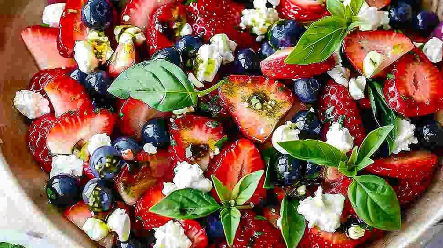 Balsamic Strawberry Caprese