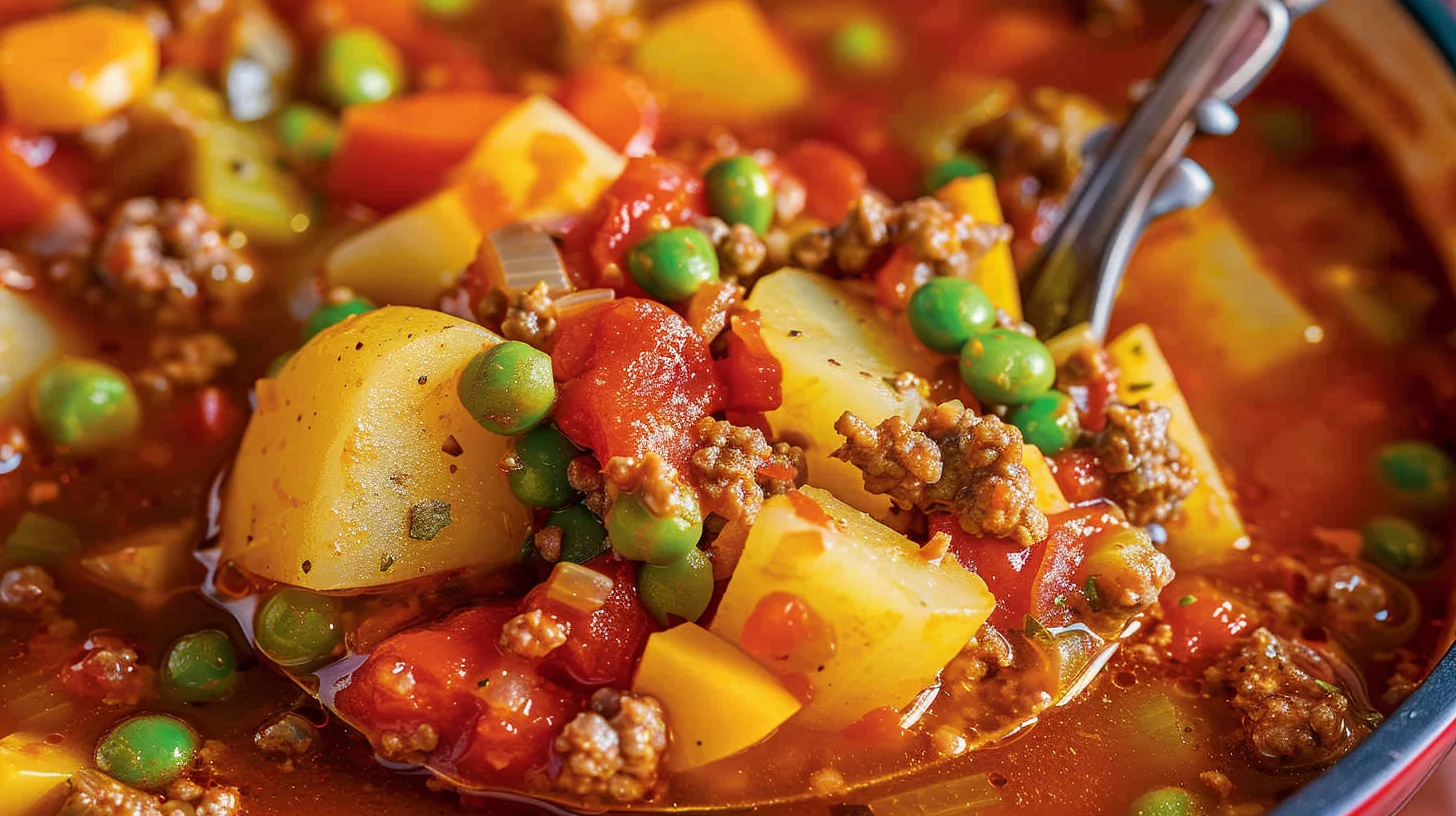 Best Hamburger Soup With Frozen Vegetables