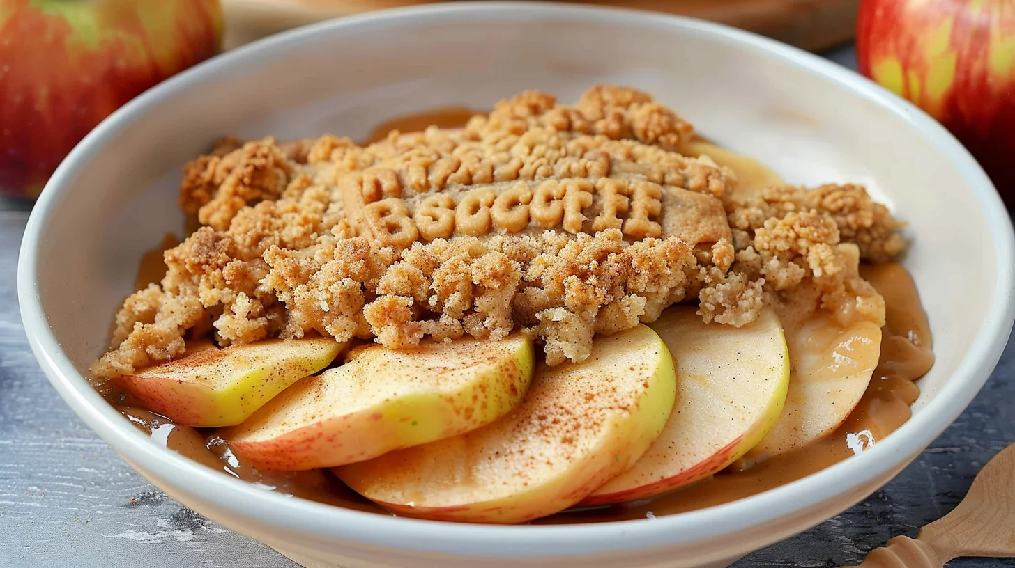 Biscoff Apple Crumble