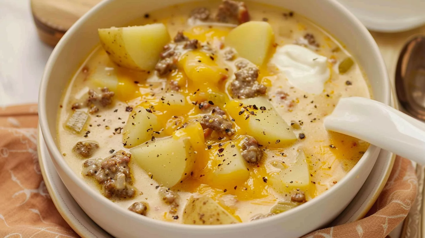 Cheeseburger Delight Soup