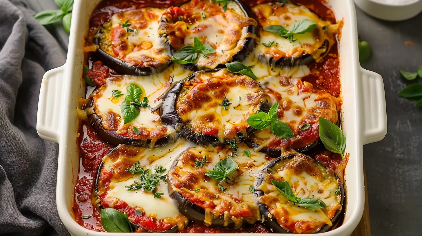 Classic Baked Eggplant Parmesan