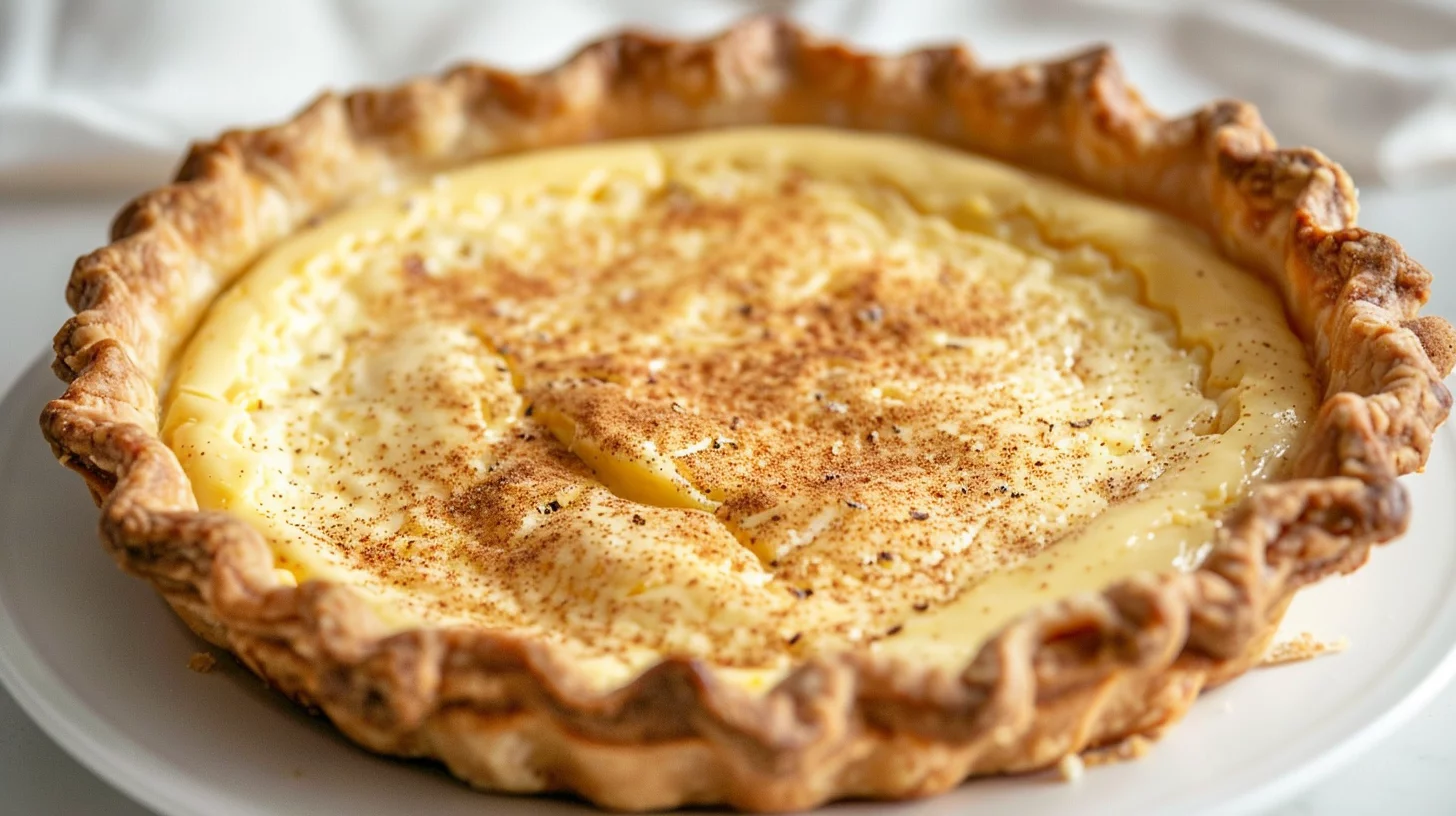 Classic Egg Custard Pie