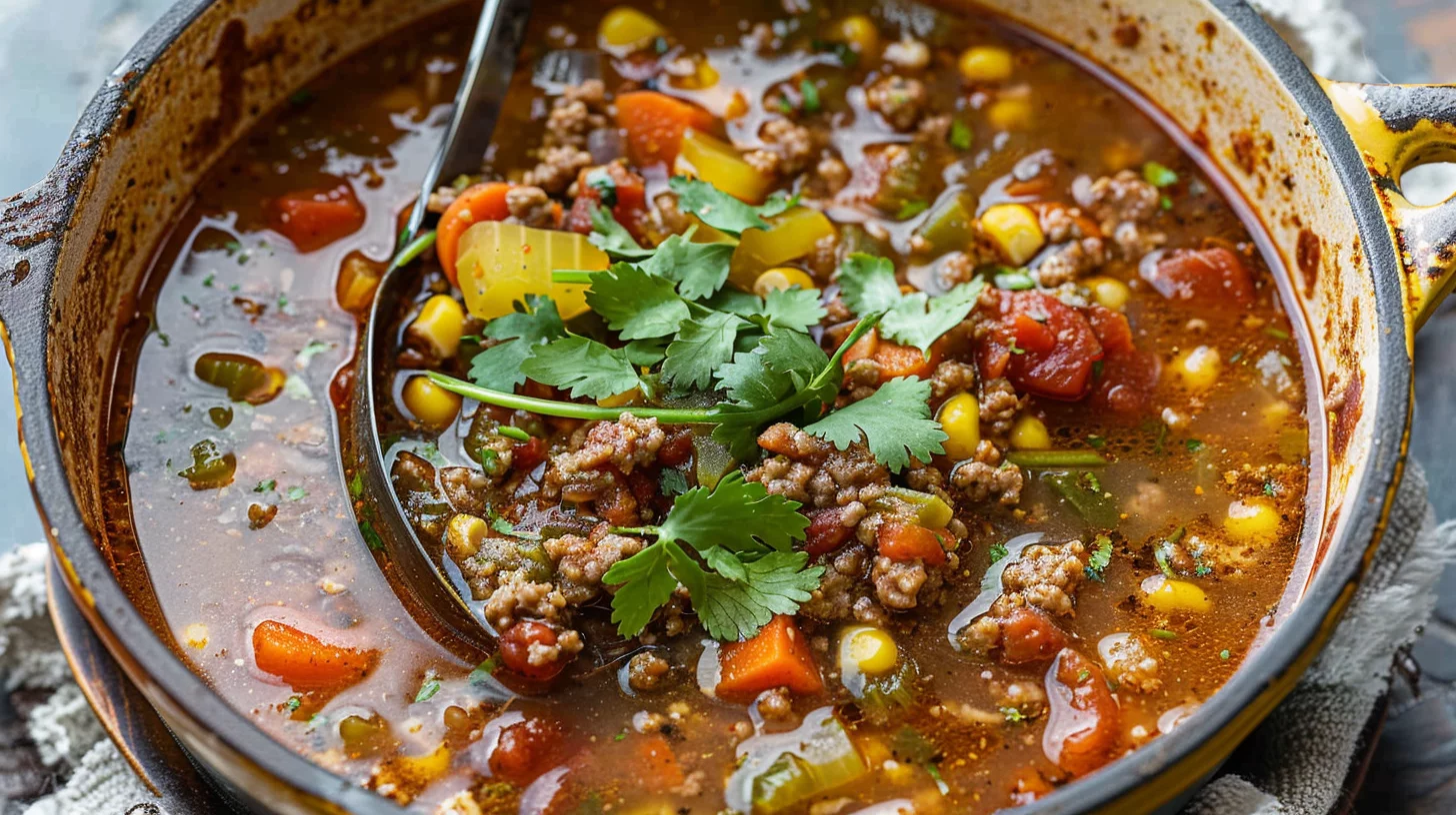 Cowboy Hamburger Soup