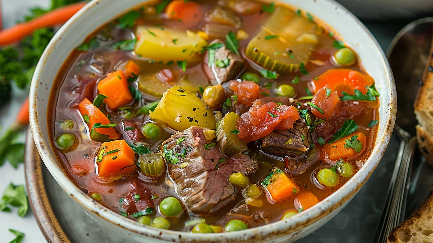 Cozy Vegetable Beef Soup