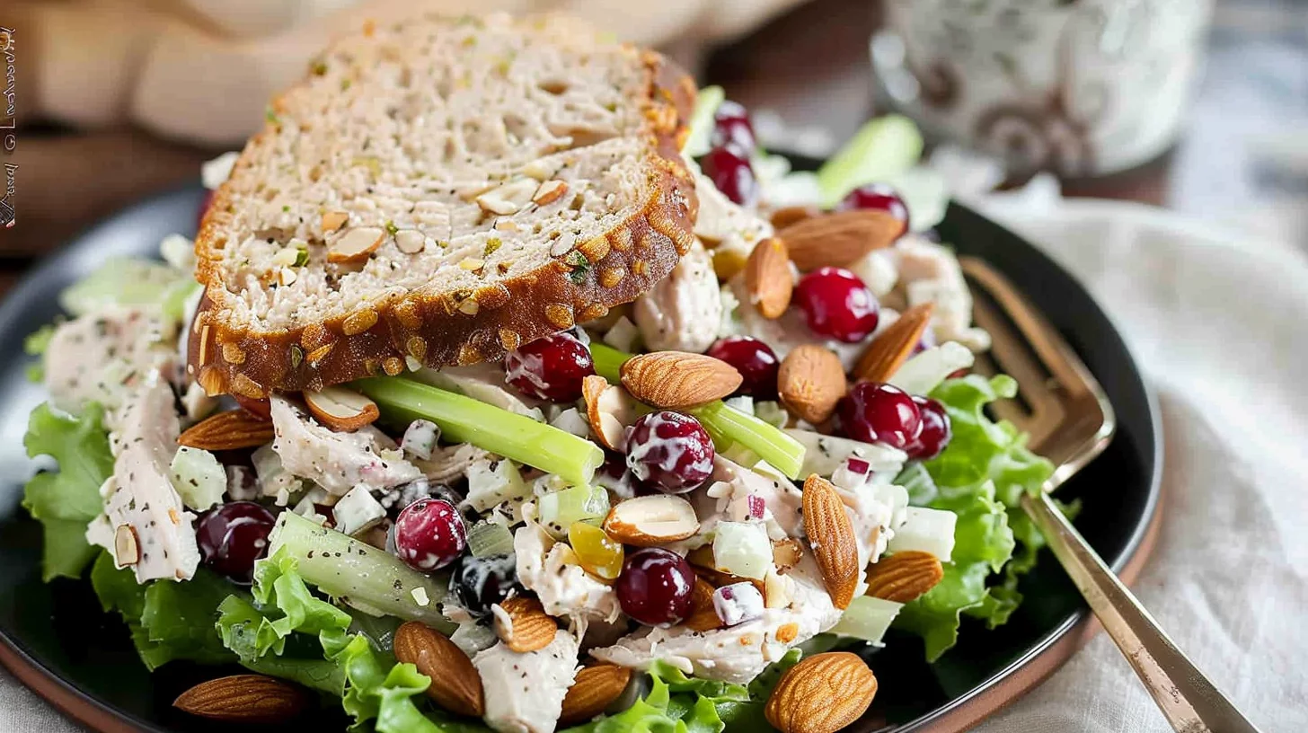Cranberry Walnut Chicken Salad