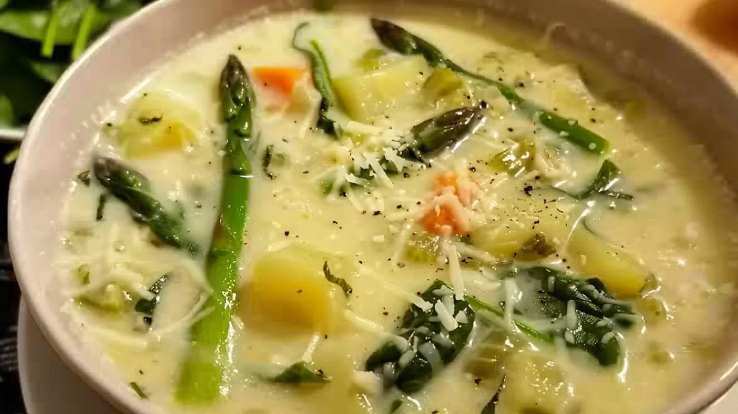 Cream Of Spring Vegetable Soup