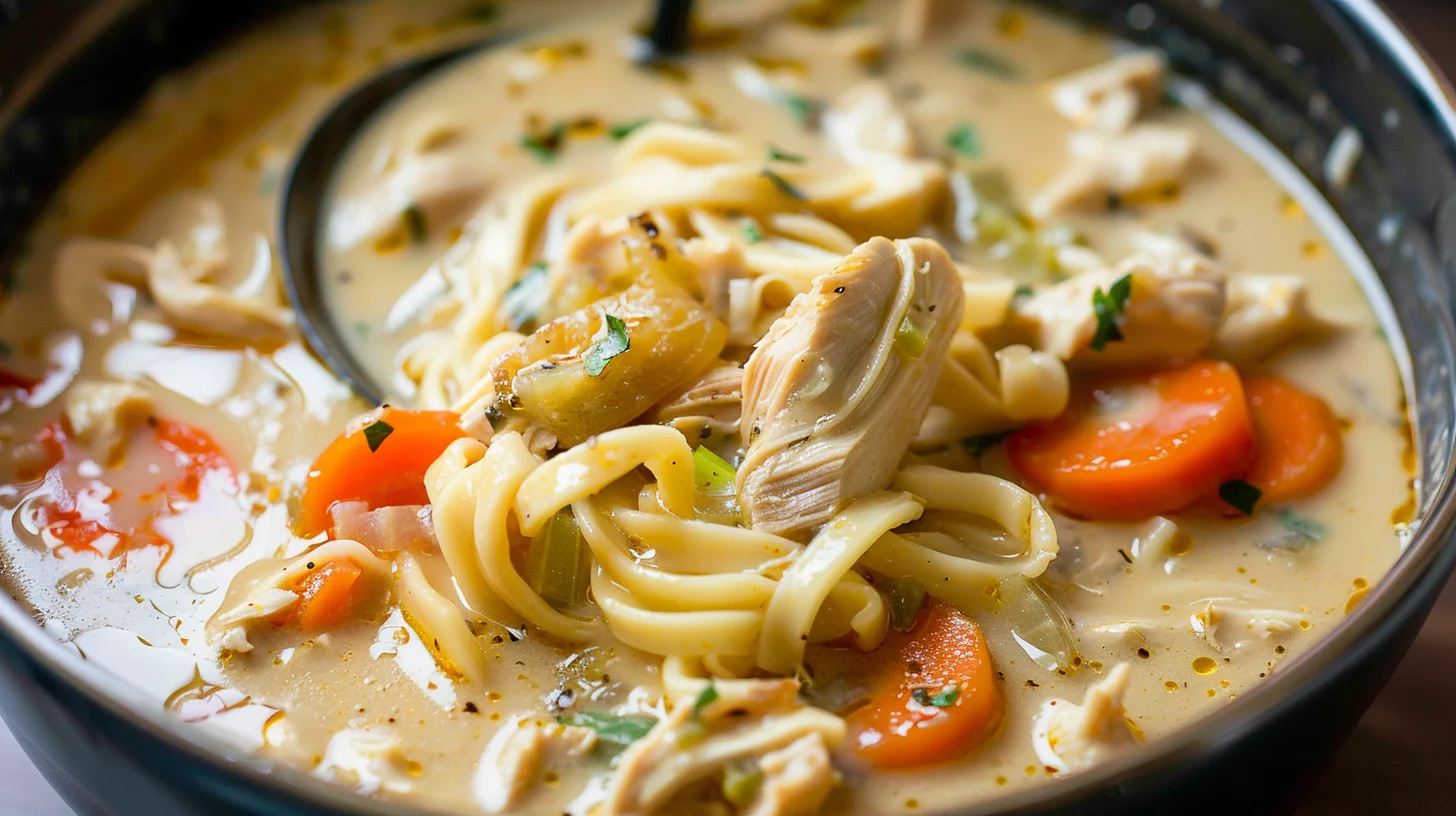 Creamy Chicken Noodle Soup