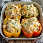 Creamy Chicken Stuffed Peppers Recipe