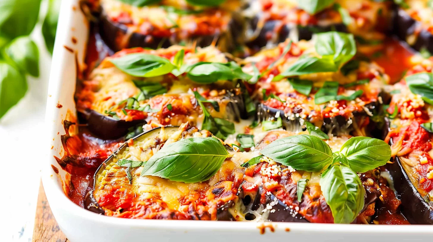 Easy Baked Eggplant Parmesan