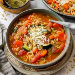 Easy Vegetable Orzo Soup