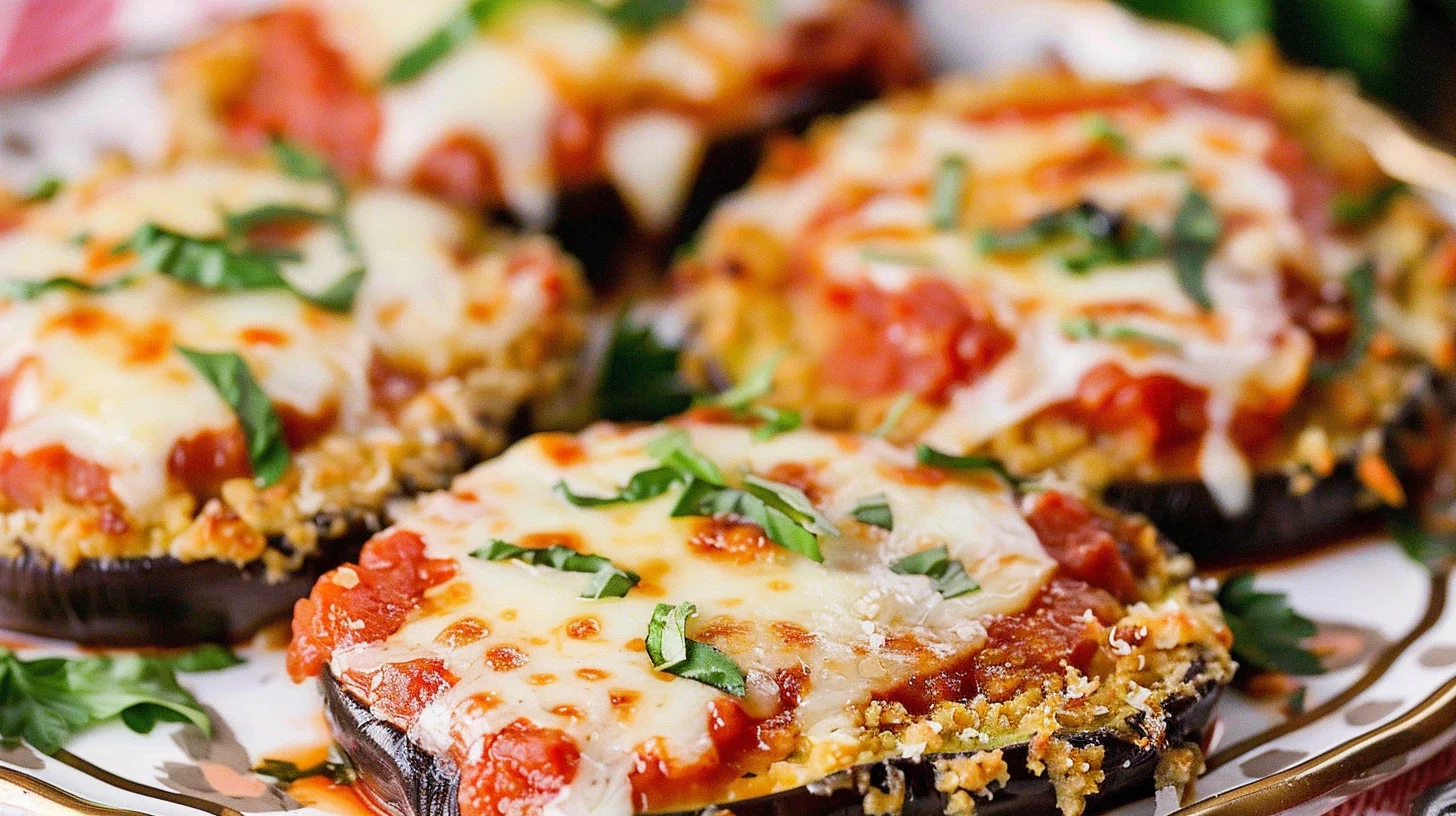 Grandma's Baked Eggplant Parmesan