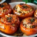 Greek Stuffed Tomatoes