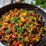 Ground Beef Veggie Skillet Recipe
