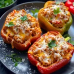 Ground Chicken Stuffed Bell Peppers
