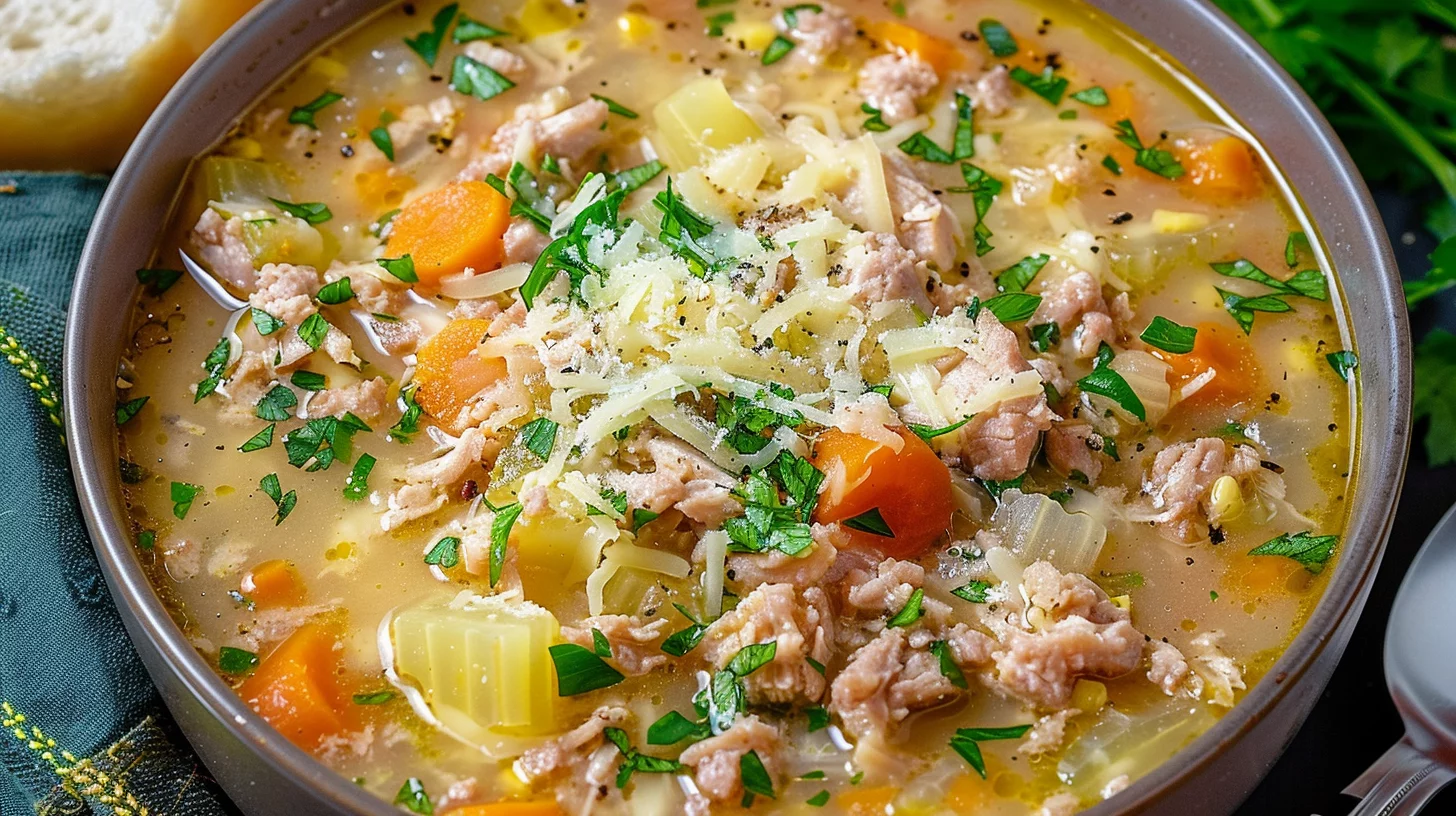 Ground Turkey Soup
