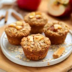 Healthy Apple Cinnamon Oat Muffins