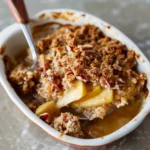 Healthy Breakfast Apple Crumble