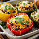 Healthy Mexican Style Stuffed Peppers