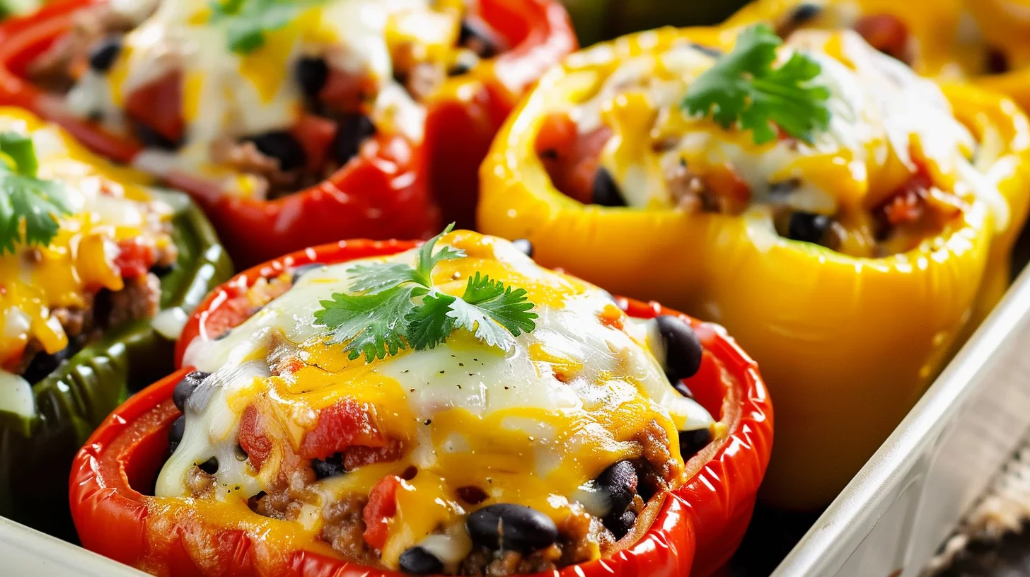 Healthy Mexican Style Stuffed Peppers
