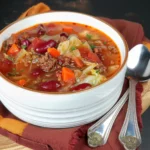 Hearty Cabbage Soup With Hamburger