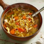 Homemade Vegetable Noodle Soup