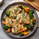 Insanely Good Garlic Herb Grilled Chicken With Veggie Medley