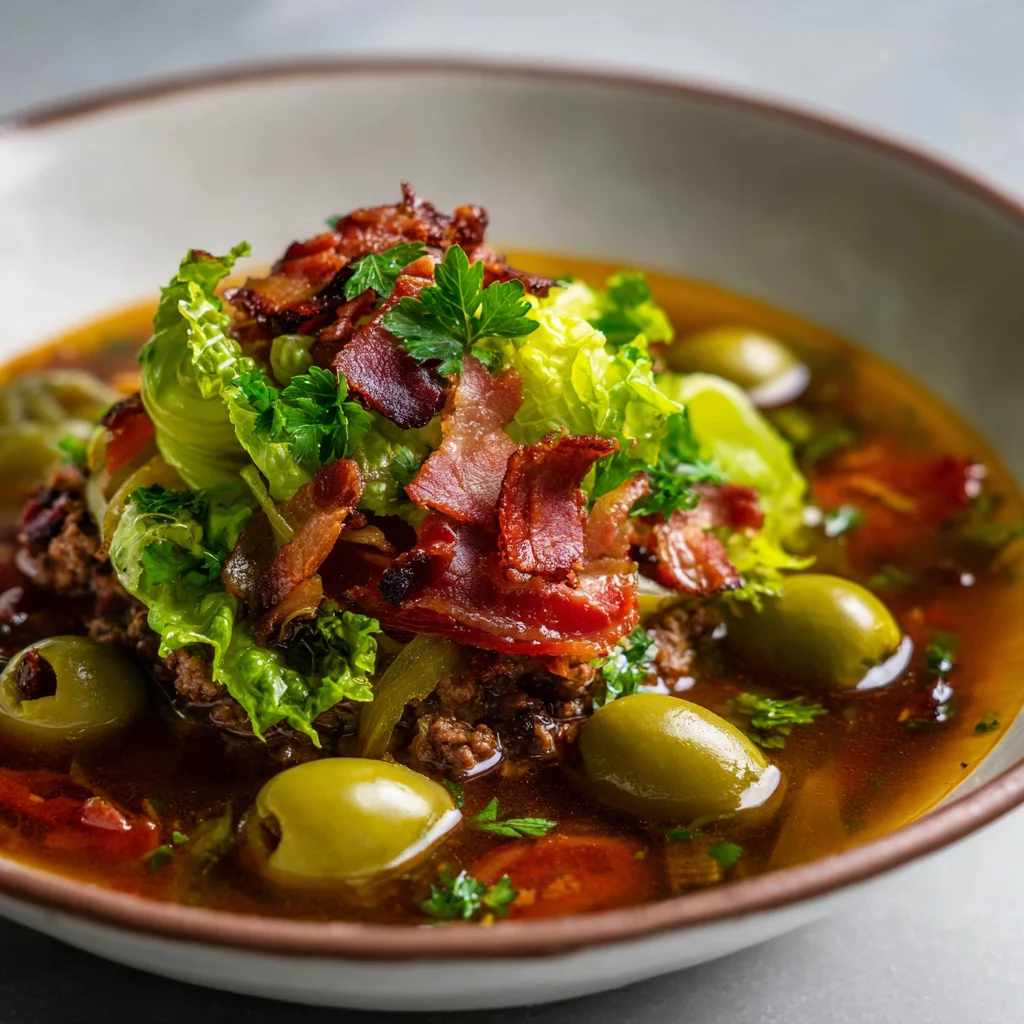 Keto Hamburger Soup