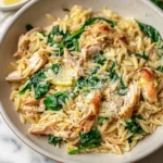 Lemon Chicken Orzo Pasta