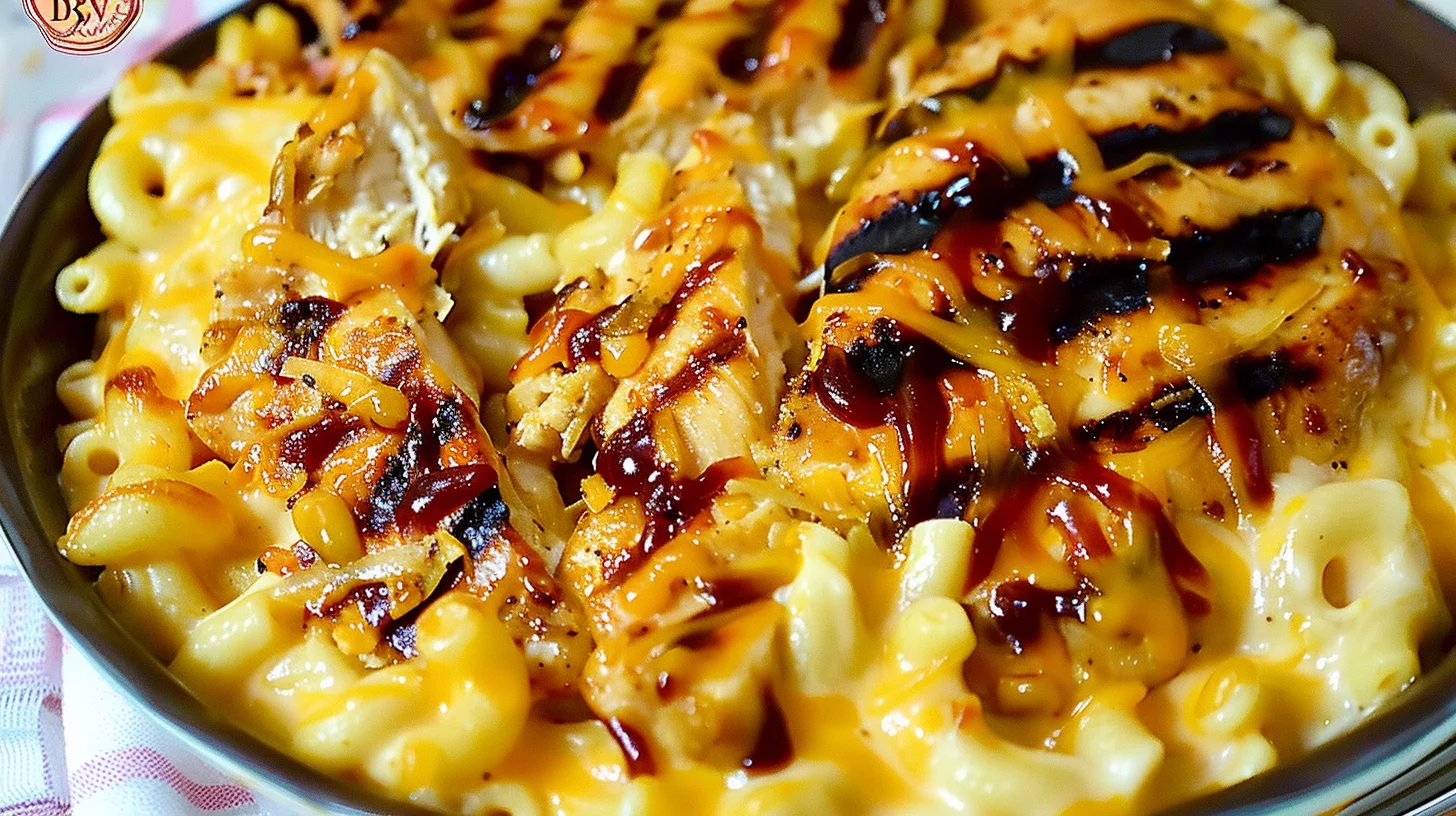 Loaded Bbq Chicken Macaroni Bake
