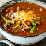 Low Carb Hamburger Soup