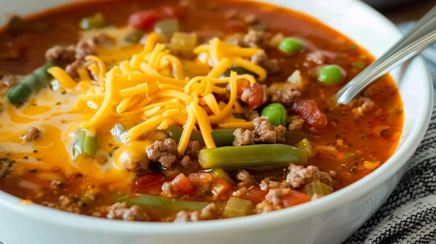 Low Carb Hamburger Soup