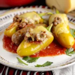 Nonna's Sausage Stuffed Banana Peppers