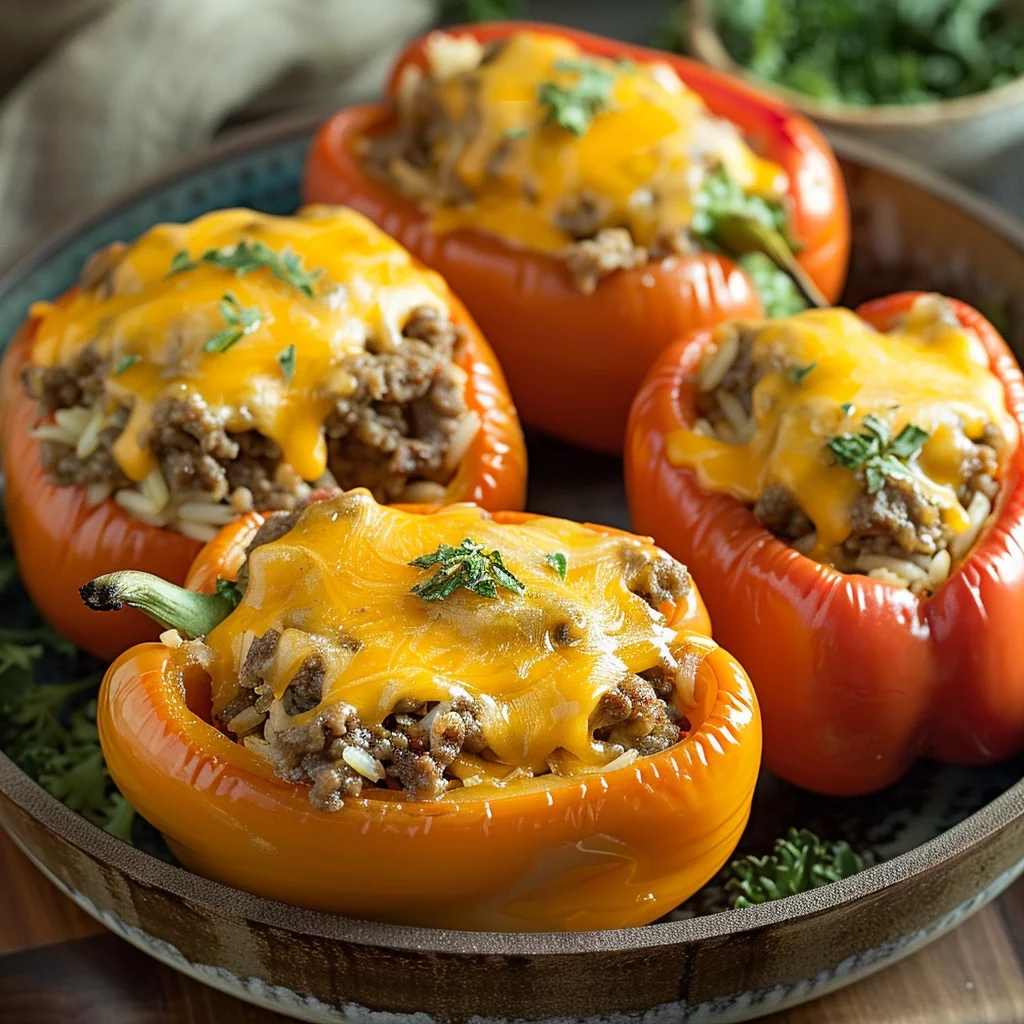 One Pot Lazy Stuffed Peppers Recipe