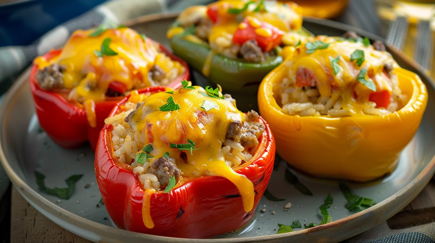 One Pot Lazy Stuffed Peppers Recipe