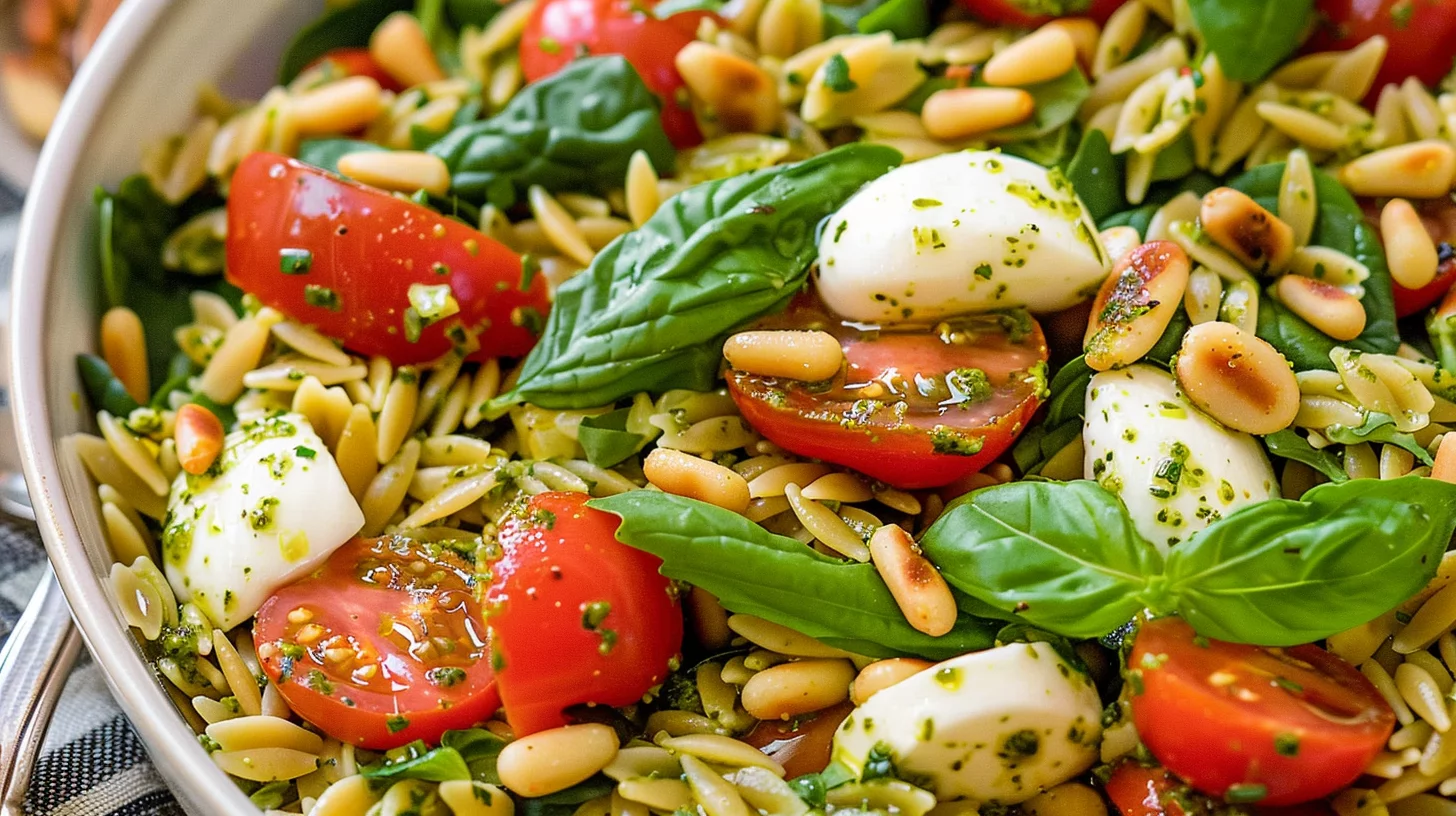 Orzo Pesto Salad